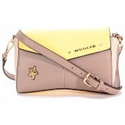 Sac Thierry Mugler Sac Bandouliere Angie 3 Taupe/Mastic/Citron