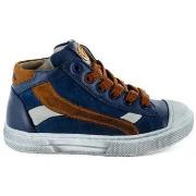 Baskets montantes enfant Stones and Bones RASPO CALF CRS NAVY BRANDY