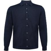 Chemise R2 Amsterdam Knitted Pull Chemise Merino Marine