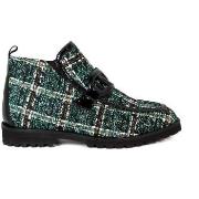 Bottines Aplauso BOTÍN CON CADENA EN TWEED ABBA 003 NEGRO-VERDE