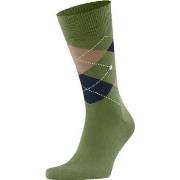 Chaussettes Burlington Laine Edinburgh Vert 7684