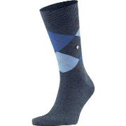 Chaussettes Burlington Laine Edinburgh Bleugris 6688