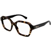 Lunettes de soleil Chloe CH0272O Cadres Optiques, Havana/Transparent, ...