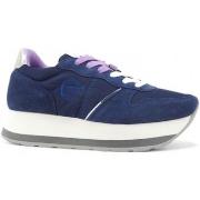 Chaussures Café Noir CAFENOIR Running Suede Sneaker Donna Blu DL6000