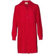 Robe Liu Jo Robe courte plissée rouge