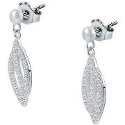 Boucles oreilles Cleor Boucles d'oreilles en argent 925/1000 et zircon