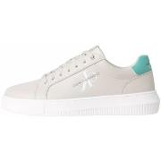 Baskets basses Calvin Klein Jeans Baskets Ref 63276 0H8 Blanc Vert