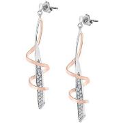 Boucles oreilles Cleor Boucles d'oreilles en argent 925/1000 et zircon