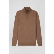 Sweat-shirt Eden Park Pull camionneur marron