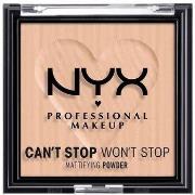 Blush &amp; poudres Nyx Professional Make Up Can't Stop Won't Stop Mat...