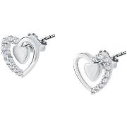 Boucles oreilles Cleor Boucles d'oreilles en argent 925/1000 et zircon