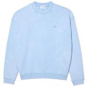 Sweat-shirt Lacoste SWEATSHIRT LOOSE FIT EFFET DÉLAVÉ BLEU