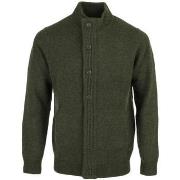 Gilet Barbour Patch Zip Through Knitted Jumper