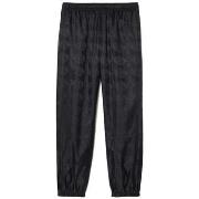 Pantalon Lacoste PANTALON DE SURVÊTEMENT SPORTSUIT A MONOGRAMME NOIR