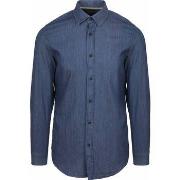 Chemise Suitable Chemise Washed Bleu Foncé