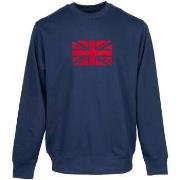 Sweat-shirt Harrington Sweat-shirt Union Jack marine