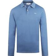 Sweat-shirt Mcgregor Long Sleeve Poloshirt Bleu Faded