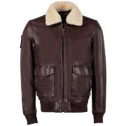 Blouson Patrouille De France Blouson cuir ref 51288 Brown