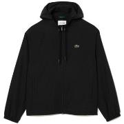 Manteau Lacoste VESTE SPORTSUIT A CAPUCHE AMOVIBLE NOIRE