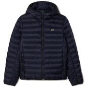 Manteau Lacoste DOUDOUNE À CAPUCHE REMBOURRÉE DÉPERLANTE BLEUE MARIN