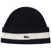 Echarpe Lacoste Bonnet unisexe en laine Ref 58307 HHW Marine/farine