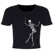 T-shirt Grindstore Dancing Skeleton