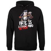 Sweat-shirt Psycho Penguin Hate Is The Right Word