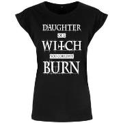 T-shirt Grindstore Daughter Of A Witch You Couldn't Burn