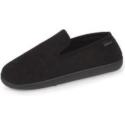 Chaussons Isotoner Chaussons charentaises Homme ergonomiques Noir