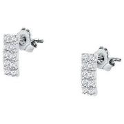 Boucles oreilles Cleor Boucles d'oreilles en argent 925/1000 et crista...