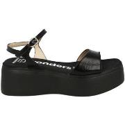 Sandales Wonders SANDALIAS PLATAFORMA AURORA A-3701 NEGRO