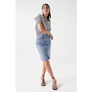 Jupes Salsa Jupe en jean FAITH PUSH IN Azul