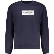 Sweat-shirt Napapijri B-box logo c blu marine