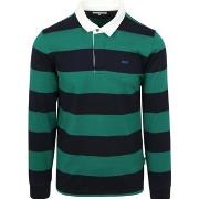 Sweat-shirt Mcgregor Rugbyshirt Marine Vert Rayé