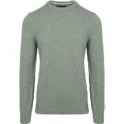 Sweat-shirt Marc O'Polo Pull Tweed Mix Laine Vert