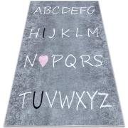 Tapis Rugsx Tapis lavable JUNIOR 52106.801 Alphabet pour les 160x220 c...