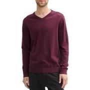 Pull Tom Tailor Pull V-NECK Red