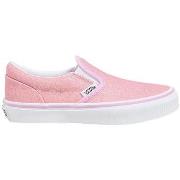 Baskets enfant Vans - Classic Slip-On Glitter - rose