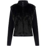 Polaire Guess Ls Fur Mix Zip Frnt Mila Cardi