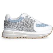 Baskets Liu Jo Sneakers en glitter et monogramme