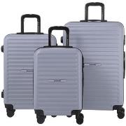 Valise Travel World Set de 3 valises Rigides S/M/L TRN SILVER