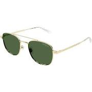 Lunettes de soleil Montblanc MB0363S Lunettes de soleil, Or/Vert, 51 m...