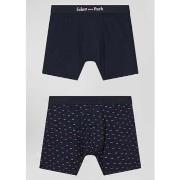 Caleçons Eden Park Lot de 2 boxers marine