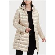 Manteau Kebello Doudoune Mi Longue Beige F