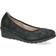 Ballerines Caprice black pearl casual closed ballerinas