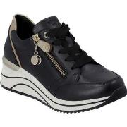 Baskets basses Remonte black casual closed ladies shoes