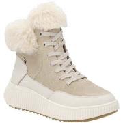 Bottines R-Evolution beige casual closed ladies mid height boots