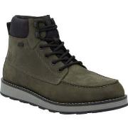 Boots Rieker green combination casual closed men's boots