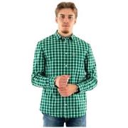 Chemise Tommy Jeans CHEMISE TJM REG POPLIN CHECK - GREEN MALACHITE CHE...