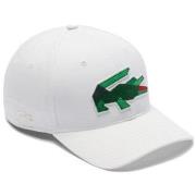 Casquette Lacoste CASQUETTE DE BASEBALL CROCODILE GRAPHIQUE BLANCHE